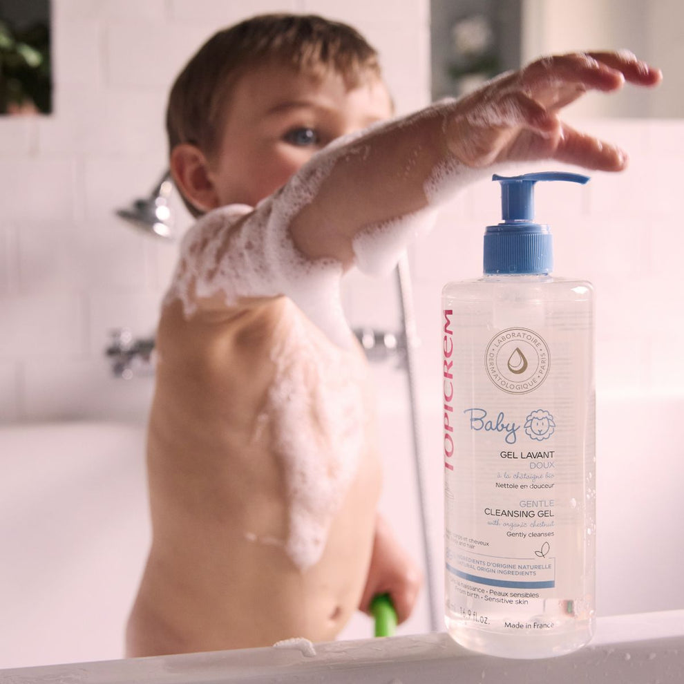 ტოპიკრემი - ბავშვის დასაბანი გელი