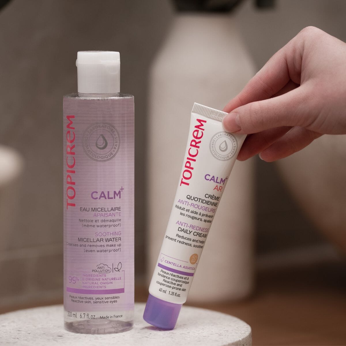 ტოპიკრემი - სიწითლის საწინააღმდეგო სახის კრემი SPF50