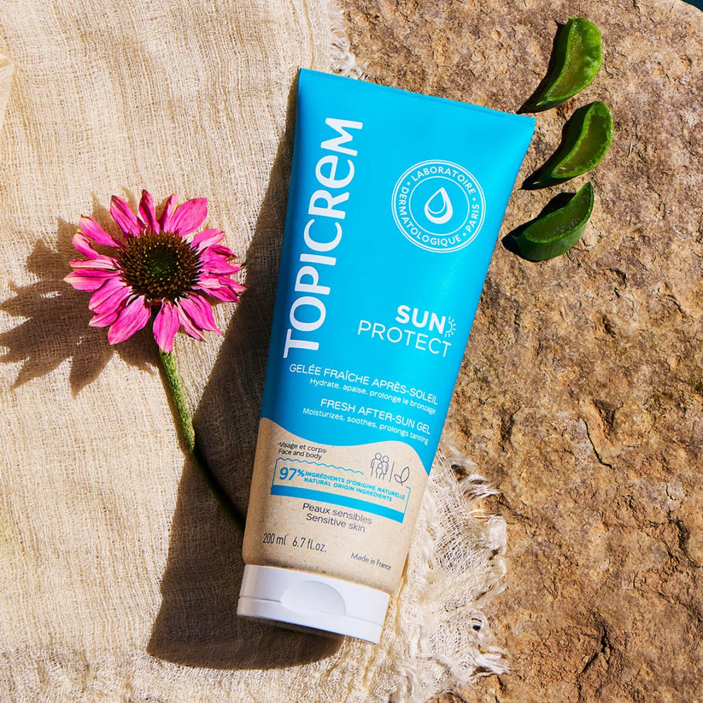 ტოპიკრემი - გამაგრილებელი მზის შემდგომი გელი