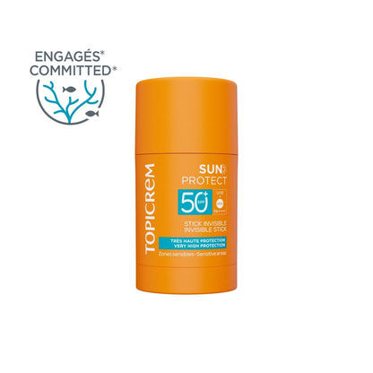 ტოპიკრემი - უხილავი მზისგან დამცავი სტიკი SPF50+