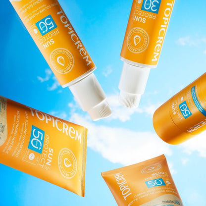ტოპიკრემი - უხილავი მზისგან დამცავი სტიკი SPF50+
