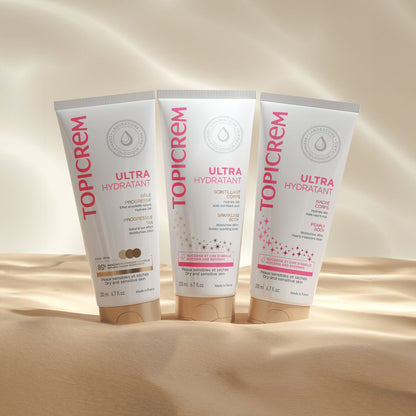 ტოპიკრემი - დამატენიანებელი ტანის რძე მარგალიტის ეფექტით